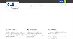 Desktop Screenshot of klrfirm.com