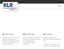 Tablet Screenshot of klrfirm.com